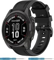 Compatible With Garmin Fenix 7S Band, 20mm Width Soft Silicone for Garmin Fenix 6S / Fenix 6S Pro/Fenix 5S / Fenix 5S Plus/instinct 2S Smartwatch