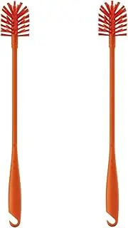 [IKEA] Soft Bristles Bottle Brush (Red, 43 cm, 17 Inches) - Pack of 2