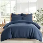 Cloud Waffle Navy Full/Queen Comforter Set - Levtex Home