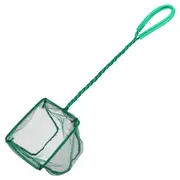 Ozoffer 1Pcs 15CM Nylon Fishing Net Metal Handle Scoop Mesh Fish Catching Trap Pet
