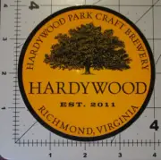 HARDYWOOD PARK gingerbread stout yellow STICKER decal craft beer brewery brewing