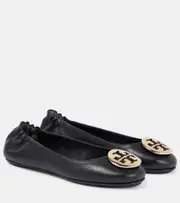 [Tory Burch] Tory Burch Minnie leather ballet flats UK 6 black