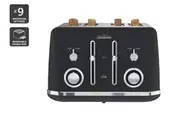 Sunbeam Alinea 1950W 4 Slice Toaster - Dark Canyon Black (TA2740K)