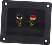MUCKLILY Car Speaker Terminal Connector Speaker Double Binding Post Plate Speaker Terminal Cup