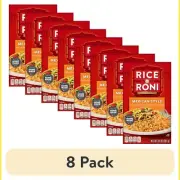 (8 pack) Rice-A-Roni Rice & Pasta Mix, Mexican Style, 6.4 oz Box