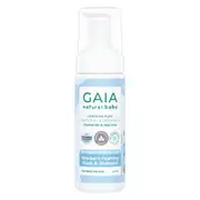 Gaia 150ml Natural Baby New Born Foaming Shampoo & Wash 0m+ Soap Free/Organic