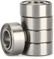 ANKROYU 10PCS MR105ZZ 5 × 10 × 4 mm Ball Bearing, Bearing Steel Mini Bearings, Mini Pulley Bearings, Groove Mini Roller Bearing for Industrial Machinery