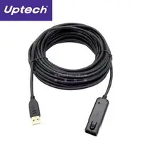 在飛比找Yahoo!奇摩拍賣優惠-Uptech C410 USB 2.0 延伸線 (黑色)