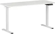Artiss Electric Standing Desk 140cm Motorised Sit Stand Desk with Memory Presets - Height Adjustable Home Office Desk (73-118cm) White