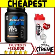 MUSCLETECH CELL TECH 3LB TROPICAL // MUSCLE CELLTECH CREATINE GAIN GROWTH SIZE