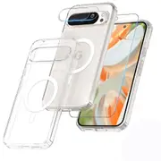 For Google Pixel 9 Pro Case Clear Shockproof Cover Screen Protector