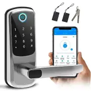 Smart Door Lock WiFi Alexa APP Bluetooth Electronic Keyless Fingerprint Lock US