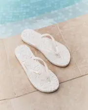 [Billabong] Billabong Women's Vacation Flip Flops Slippers in Stone Grey Size 4 4 Stone Grey