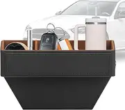 Car Seat Gap Filler Organizer,Side Seat Filler Storage Pocket for Truck - Car Interior Supplies for Battery Packs, Mobile Phones, Lipsticks, Wallets, Cards