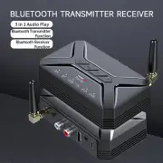 Long range bluetooth transmitter receiver for TV home car with Stereo Adapter