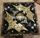 55" Marble Side Countertops Table Mosaic Handmade Inlay Stone Home Decor H4046C