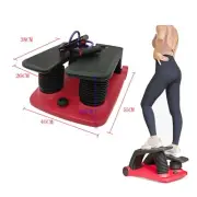 ABS Resin Rubber Air Step Machine Home Exercise Fitness Machine with Drawstring