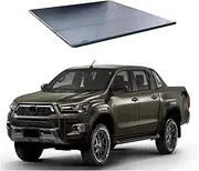STIDPFZX Roll Up Truck Bed Cover Folding Tonneau Cover Compatible for Hilux Rocco Truck Bed Accessories
