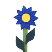NEW! AmishToyBox.com Decorative Flower Stake for Outdoor Décor, Amish-Made...
