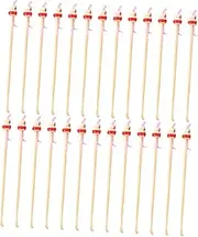 BUTIFULSIC 100Pcs ear cleaning tools ear cleaning removers earwax removal picks ear pick tools ear wax removing tool convenient ear picks ear clean spoons delicate bamboo