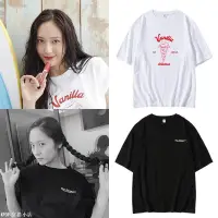 在飛比找蝦皮購物優惠-KPOP fx鄭秀晶krystal衣服同款短袖T恤寬松夏季女