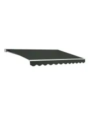 [Instahut] Folding Arm Awning Retractable Sunshade 3Mx2.5M in Grey