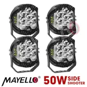 4x 5inch LED Work Light Bar Pods Spot Flood Combo Fog Lamp Offroad Driving Amber