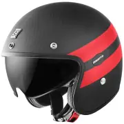 V587 Crono Carbon Matt Black Red Jet Helmet