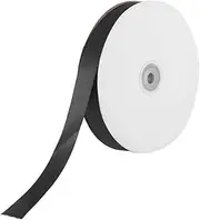 KOCKSHION 1Pcs Black Silk Satin Ribbon for Present Wrapping and Bow Making Supplies Decorative Ribbons for Weddings Parties and Crafts for Lasting Use