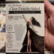 Ola Top Secrets Clear Double Sided Body & Clothing Tape 150 Count