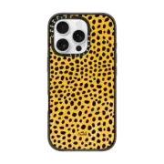 iPhone 16 Pro Impact Case MagSafe Compatible Cheetah pattern by Arual