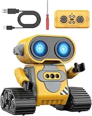 Remote Control Robot - Electric Toys Interactive RC Robot Gesture Sensing - Educational Toys, Preschool Learning Robotic Pet with LED Eyes, Auto-Demonstration