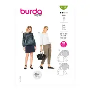 NEW Burda 6144 Misses' Tops Pattern By Spotlight