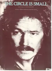 GORDON LIGHTFOOT "THE CIRCLE IS SMALL" SHEET MUSIC-PIANO/VOCAL/GUITAR/CHORDS-NEW