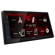 JVC KW-M180BT 2 DIN 6.75" Indash Receiver USB Mirroring For Android Bluetooth