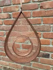 Good Directions All Copper & Copper Mesh Rain Drop Fly-Thru Bird Feeder BF300PM