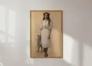 [Namly Design] Poster - Portrait with Cat