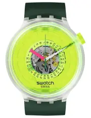[Swatch] Blinded By Neon Watch in Clear