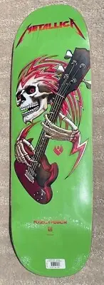 Powell Peralta Metallica Bass Guitar old school Skateboard Flight Deck in wrap