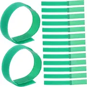 20pcs Pet Bootie Fastener: Non Slip Dog Sock Straps Paw Protector Bands for Rainy Conditions Secure Fit Pet Bootie Fasteners Cover for Dogs Cats Green