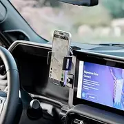 Offroam Phone Mount Made for 2024-2025 Toyota Landcruiser Prado 250, 4x4 Rated, CNC Machined Aluminium, One-Hand Operation