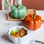 Pumpkin Cup Cereal Bowls Set Soup Bowl Soup Mug for Cereal Salad Pasta Container