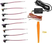DOITOOL Dash Cam Hardwire Kit 12v-24v to 5v Power Adapter Cord for Car Parking Monitor Lights