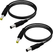 IMIYORE 3.3FT 4.0x1.7mm Male to 5.5mmx2.1mm Male 12V DC Male to Male Power Cord 4017 to 5521 2pcs
