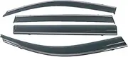 dsfik Strip Wind Visor Deflectors Door Side Window Air Guard Protection Against Snow for Mercedes for Benz GLC Class X253 Coupe