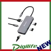 Verbatim USB-C Pro Multiport Hub 5 Port 1 x HDMI, 1 x RJ45, 2 x USB-A 3.2 Gen1,