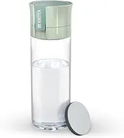 Brita Water Filter, Bottle-Shaped Water Bottle, PFOS/PFOA Removal Tested, My Bottle, Light Green, 20.3 fl oz (600 ml), Includes 1 Cartridge