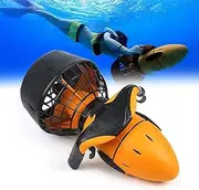 Underwater Sea Scooter, 500W Diving Swimming Boosters, Underwater Propeller Diving Equipment Assisted Swimming Equipment for Water Sports Swimming Pool & Snorkeling & Sea Adventures 300W