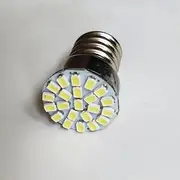 DC 22 lamp Beads LED Screw Head Bulb Flat Head LED Indicator 12V24V Instrument Equipment Indicator E14(24V)