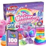 Unicorn Slime & Crystals 100+ Science Experiments Kit Gift for Girls & Boys t...